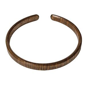 Vintage Acrylic Textured Cuff Bracelet Classic Retro Fashion Jewelry Women